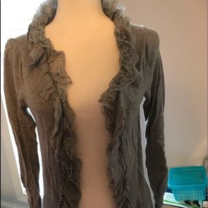 Sweater cardigan small gray